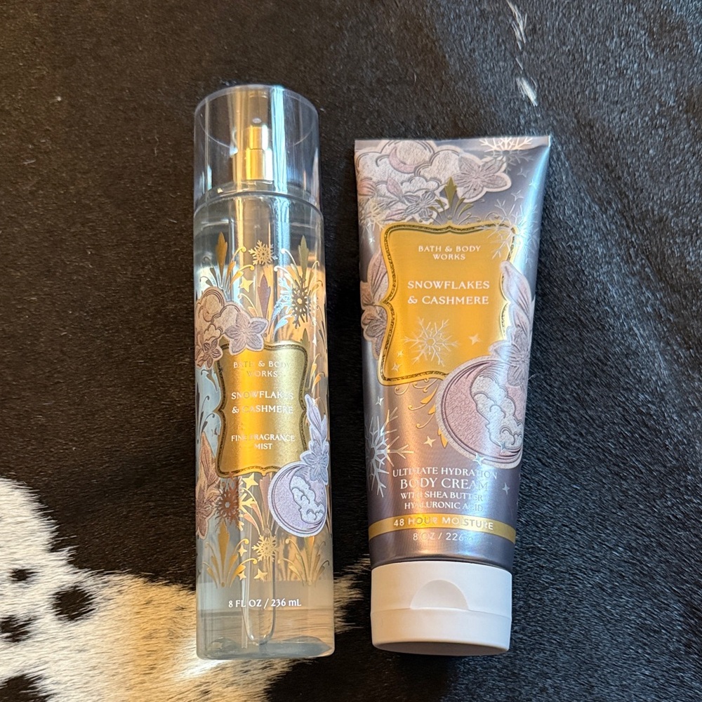 Snowflakes & Cashmere Bath and Body Works